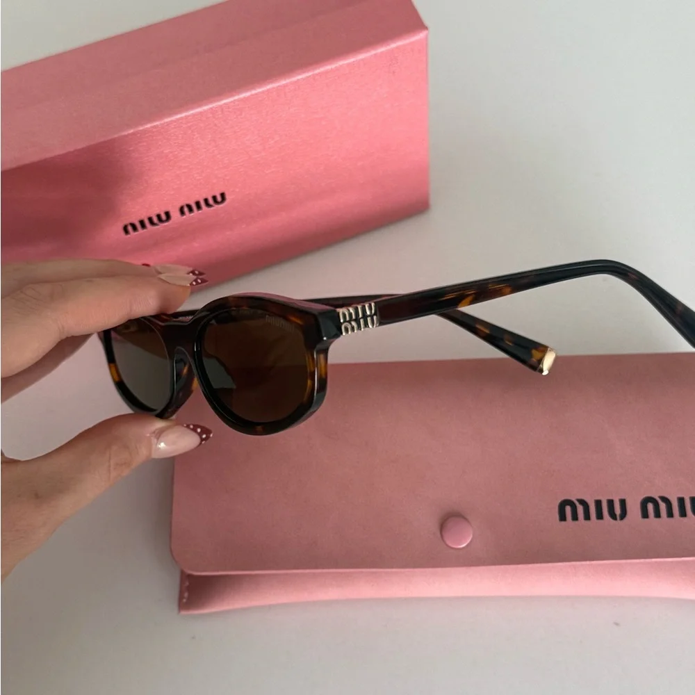 Miu Miu Regard Tortoiseshell Sunglasses